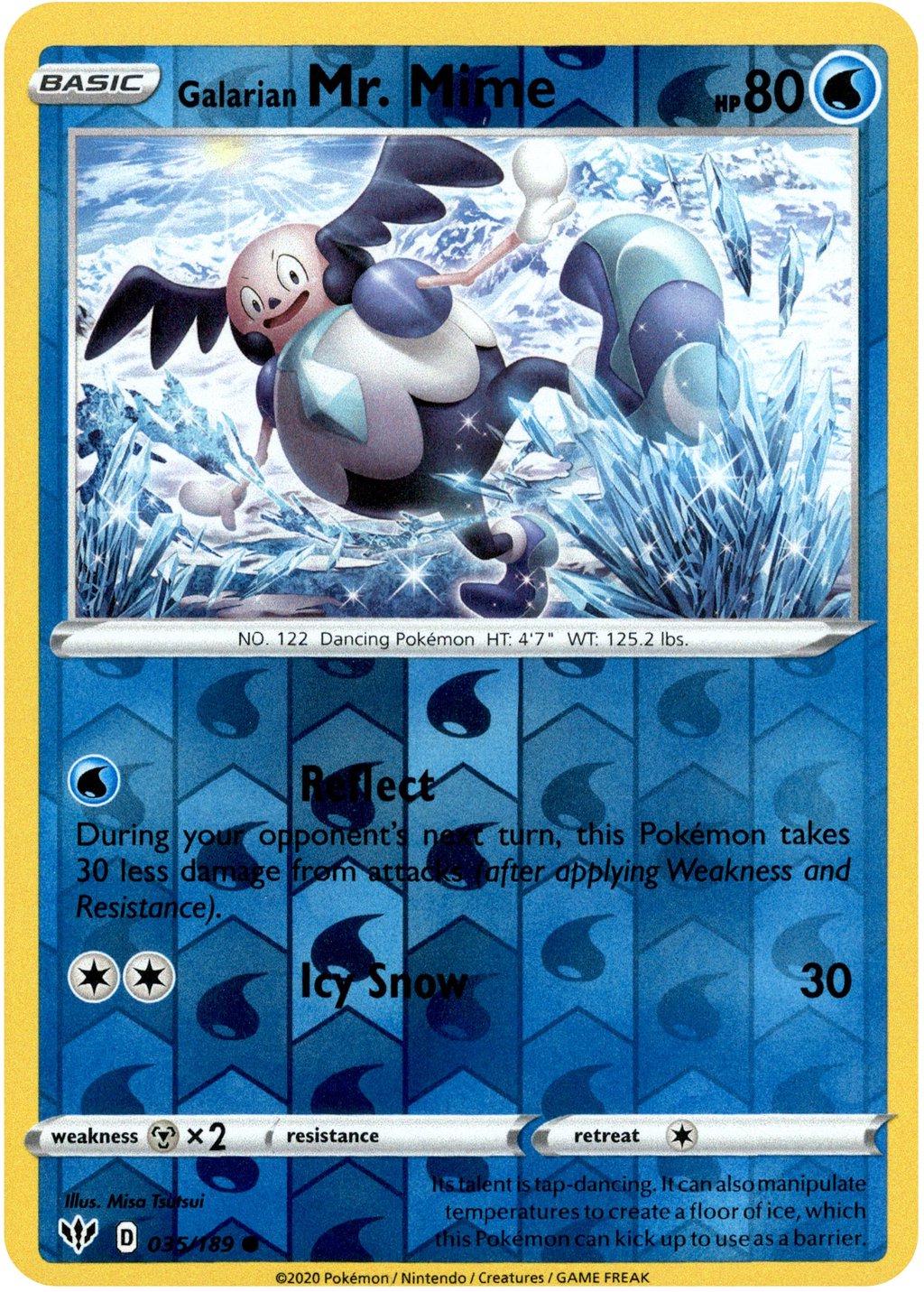 Galarian Mr. Mime [Reverse Holo]